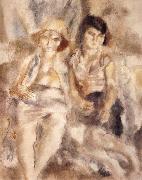 Two gitana Jules Pascin